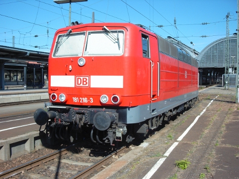 DB 181 216-3 in Karlsruhe Hbf