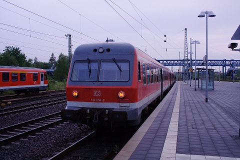 DB class 614 no. 614 050-3 at Buchholz/Nordheide