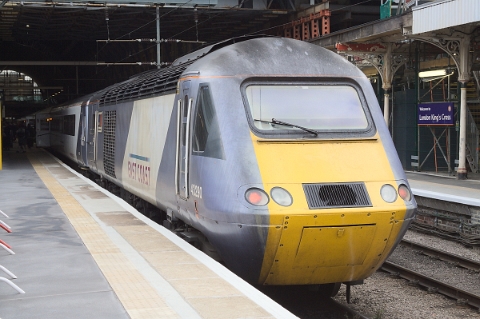 East Coast HST class 43 no. 43290 at London Kings Cross on 29th August 2011