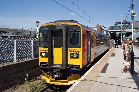 East Midlands class 153 no. 153326 at Doncaster