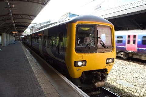 Northern class 323 no. 323238 at Manchester Airport