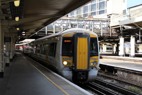 First Southeastern 375802 at London Victoria