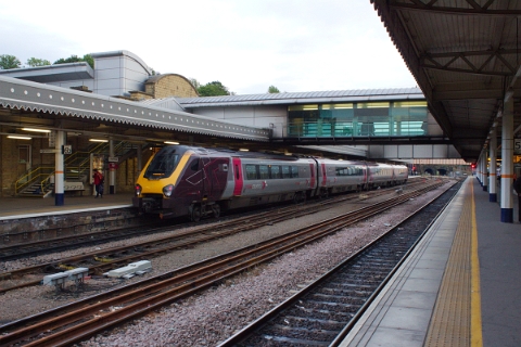 CrossCountry Voyager class 220 no. 220018 at Sheffield