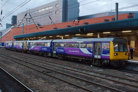 Northern class 142 no. 142065 at Doncaster