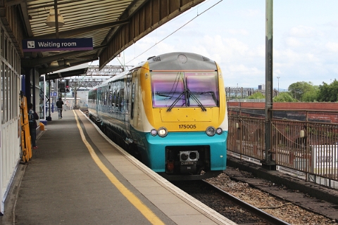 Arriva Trains Wales class 175 no. 175005 at Manchester Piccadilly on 12th July 2015.